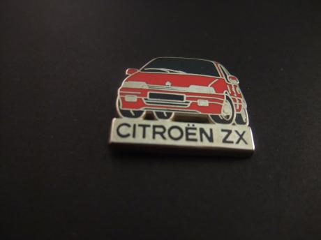 Citroen ZX personenauto (voorzijde ) rood model